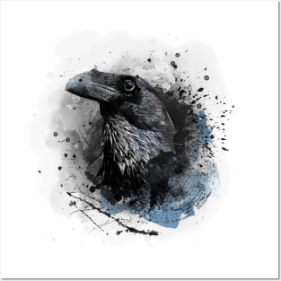 Crow bird art #crow #bird Posters and Art